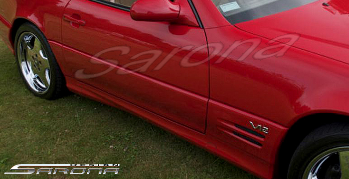 Custom Mercedes SL  Convertible Side Skirts (1990 - 2002) - $590.00 (Part #MB-036-SS)